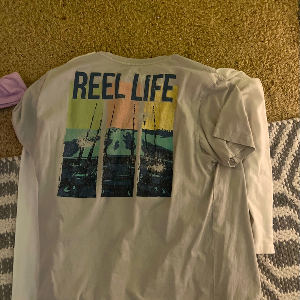 Reel life fishing shirt